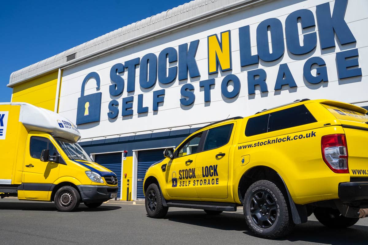 Stock N Lock fleet outside building