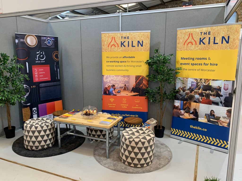 Kiln brand development event banners
