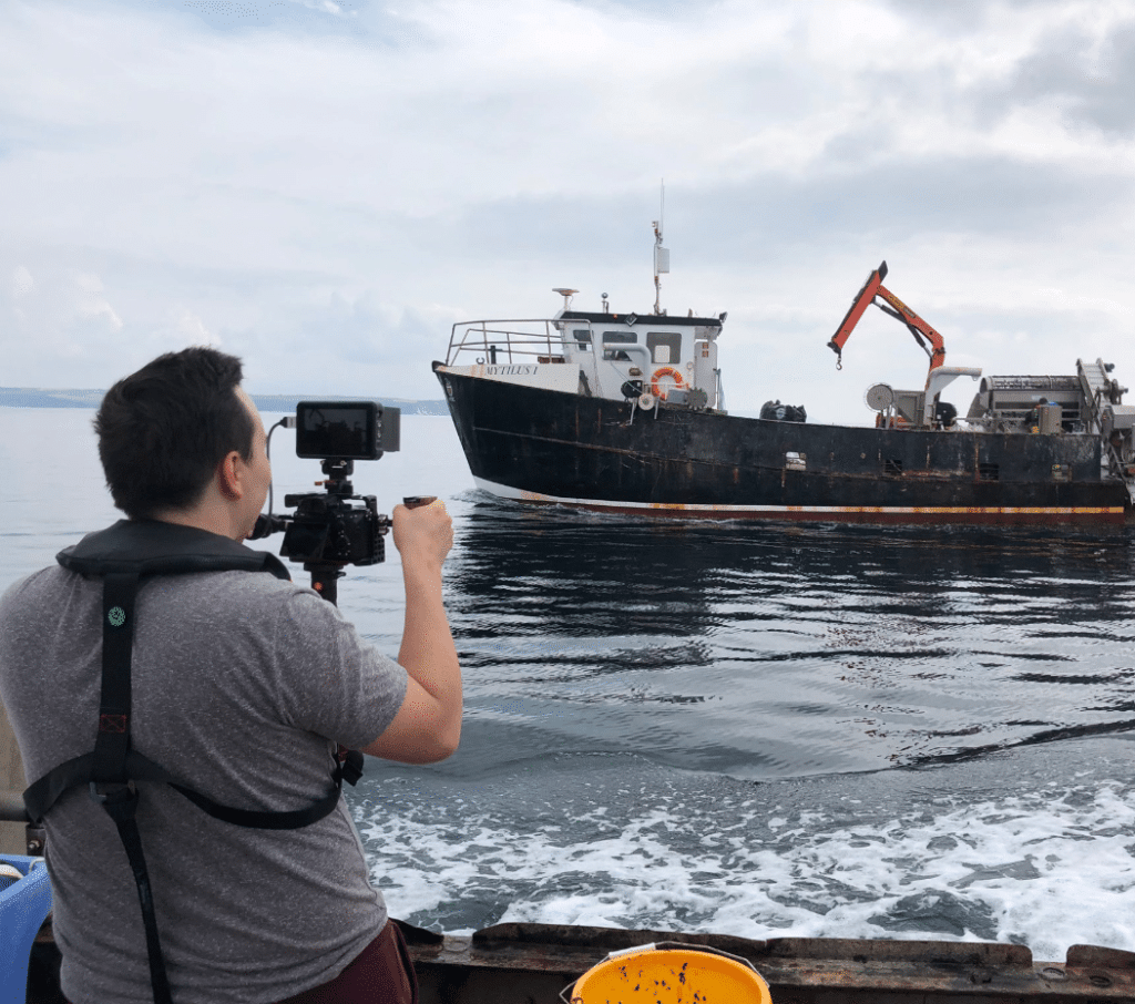 behind the scenes social media campaign photo