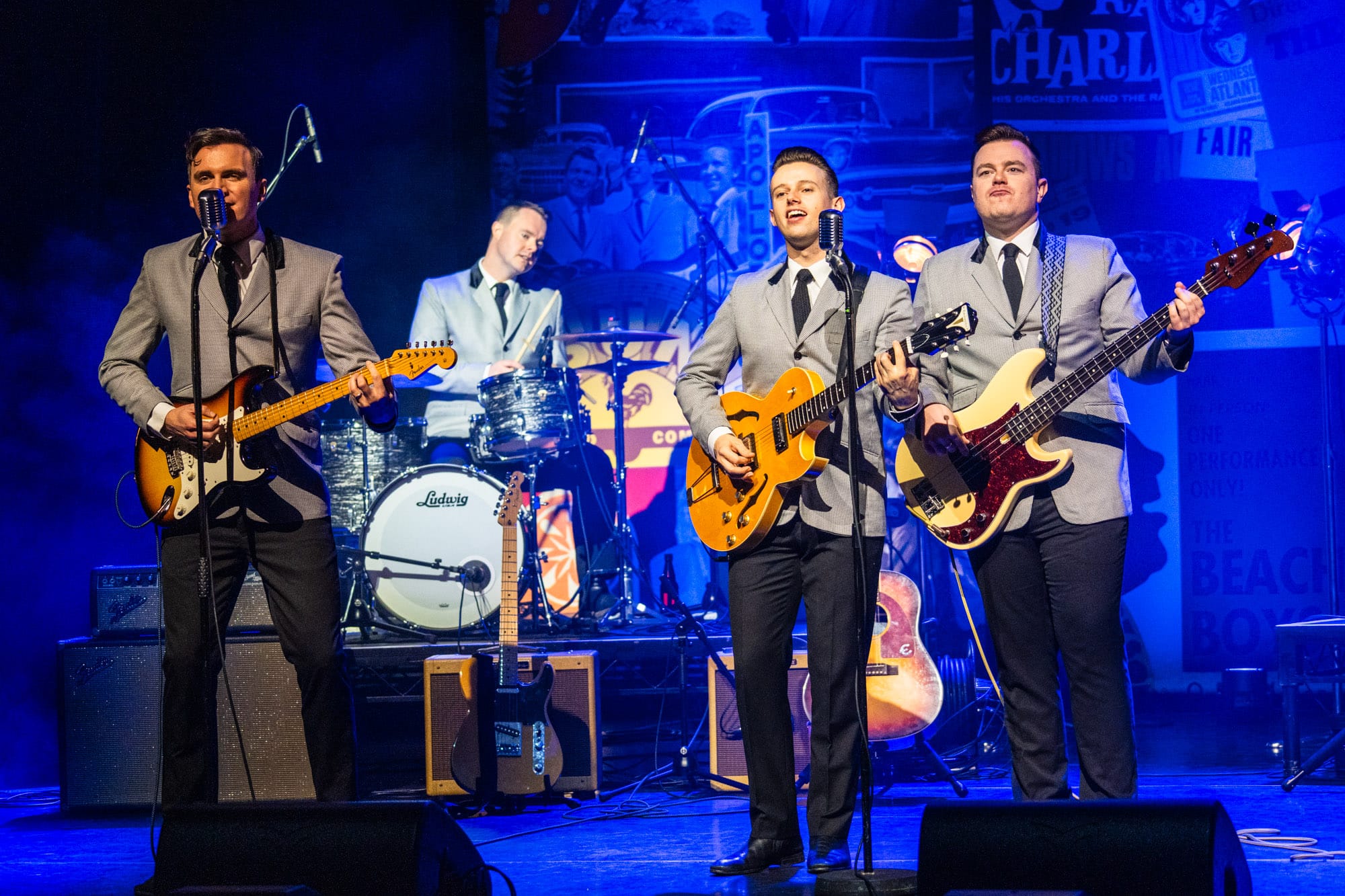 Band on stage