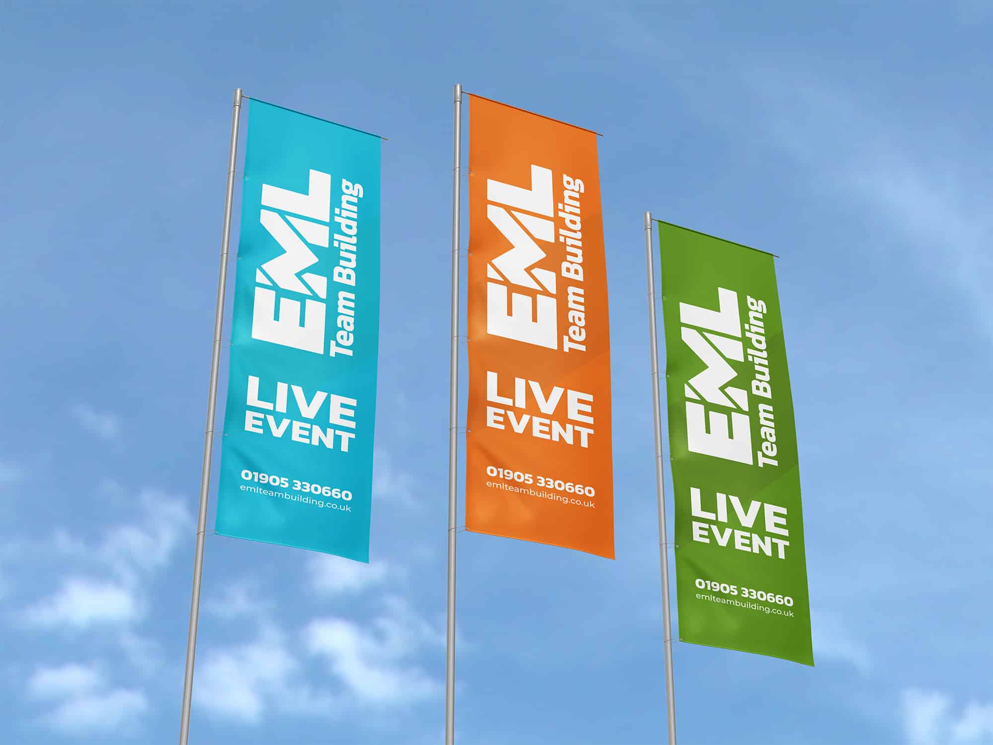EML Team flags