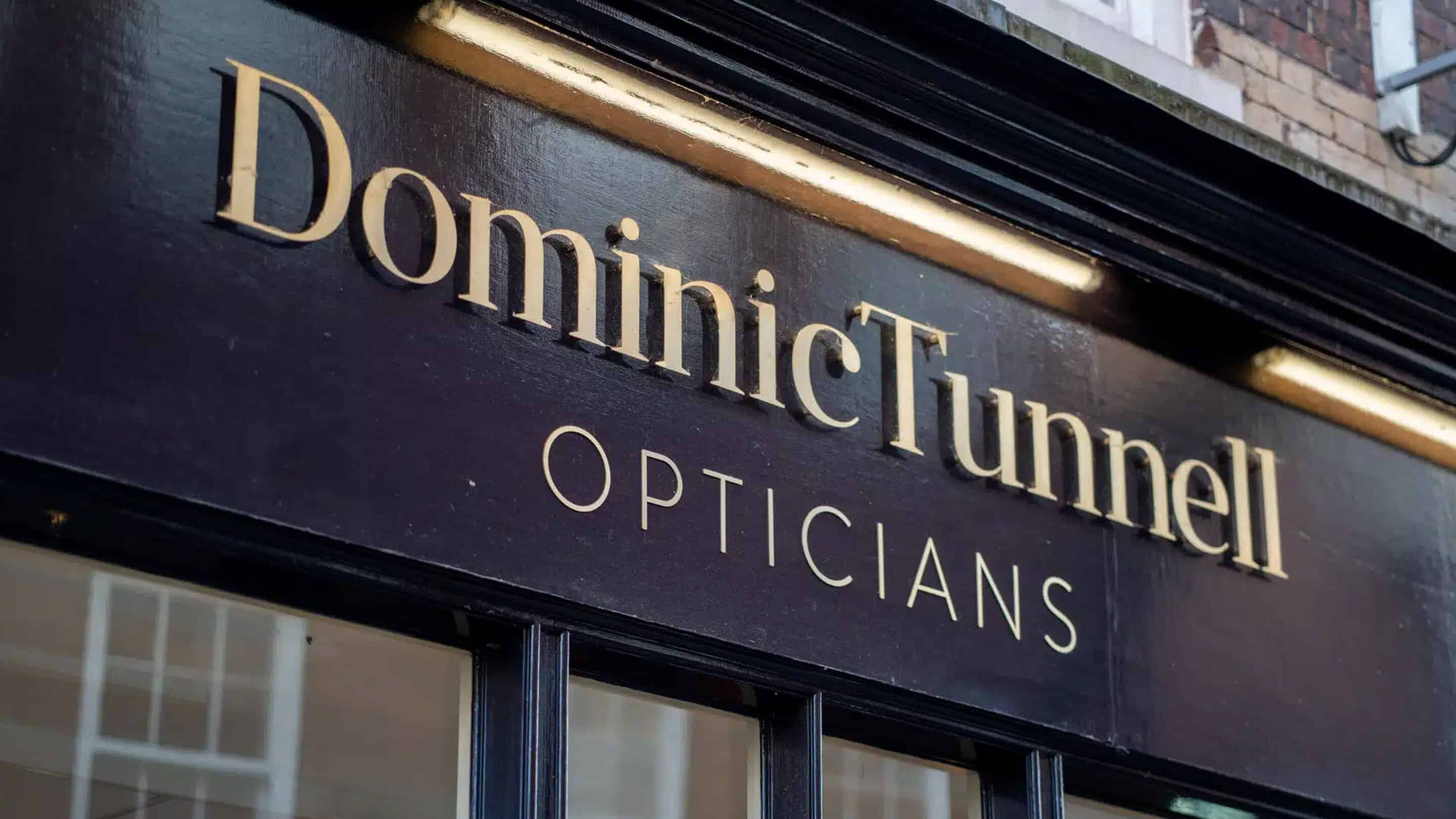 Dominic Tunnell Opticians Signage
