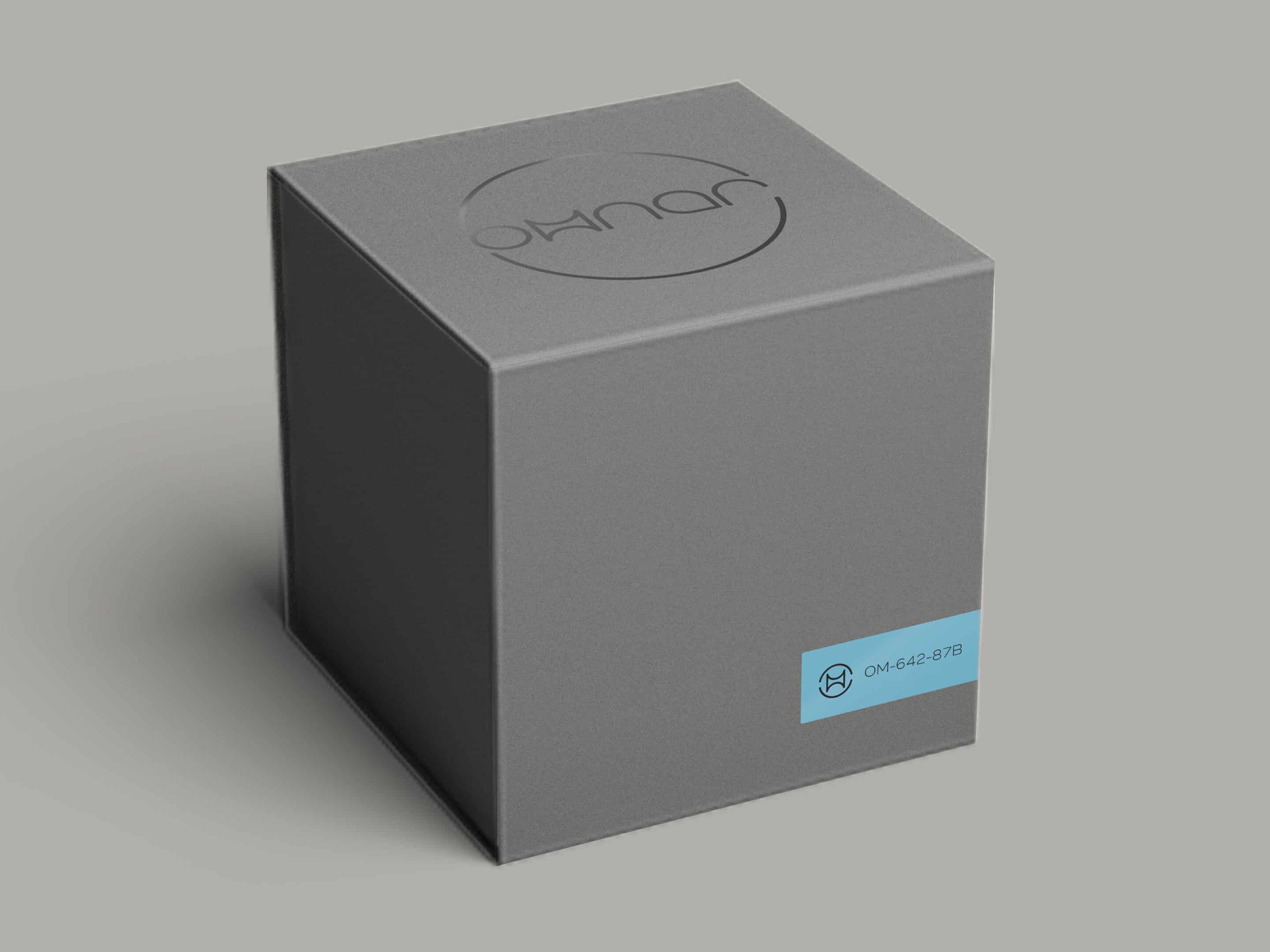 Omnar Luxury Brand Design Side of Box Packaging