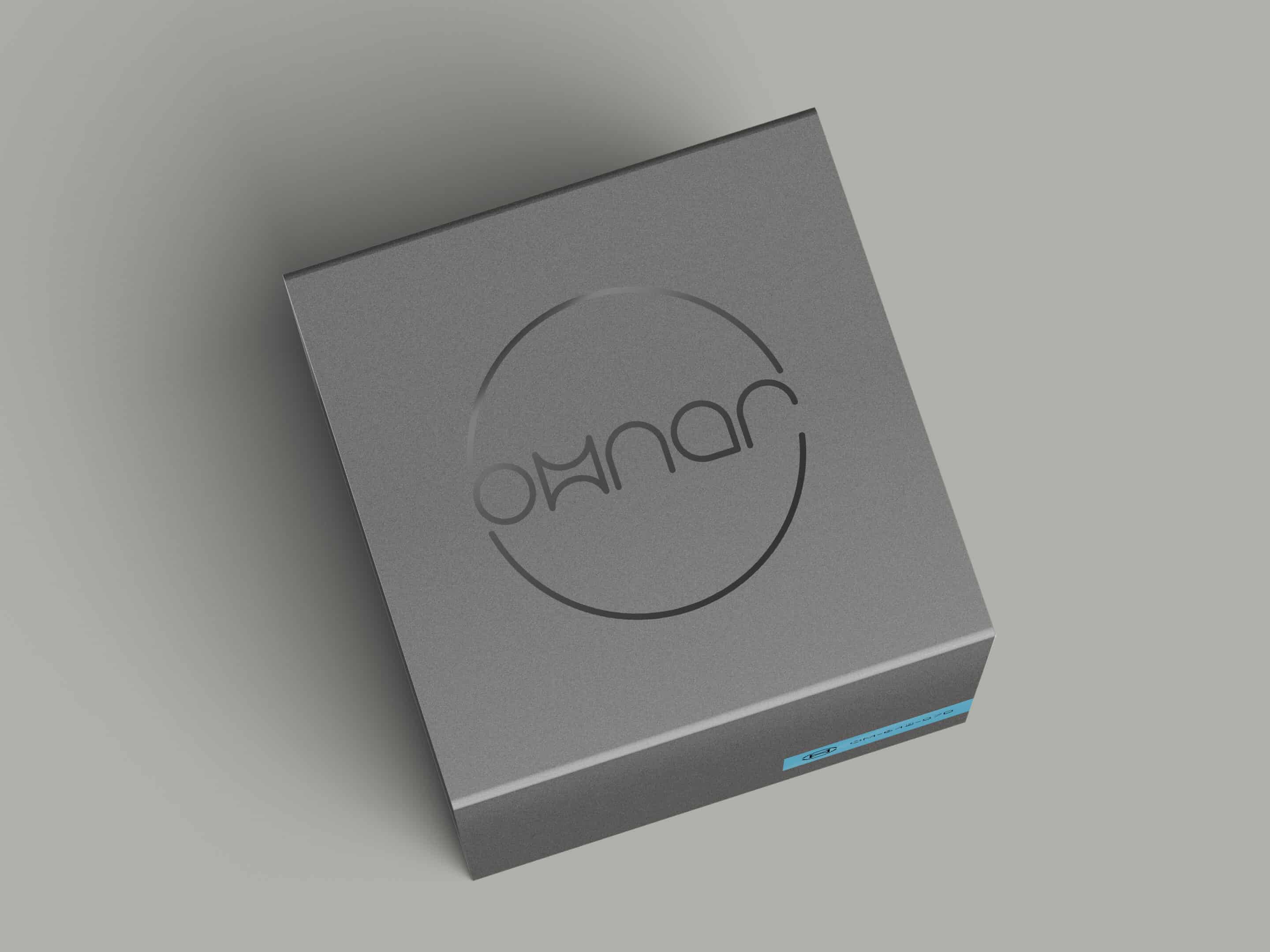 Omnar Luxury Brand Design Top of Box Packaging