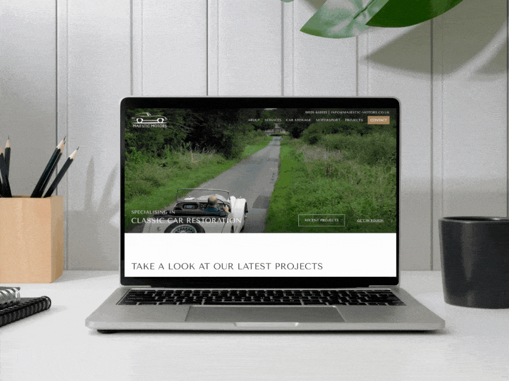 Majestic Motors Website Development