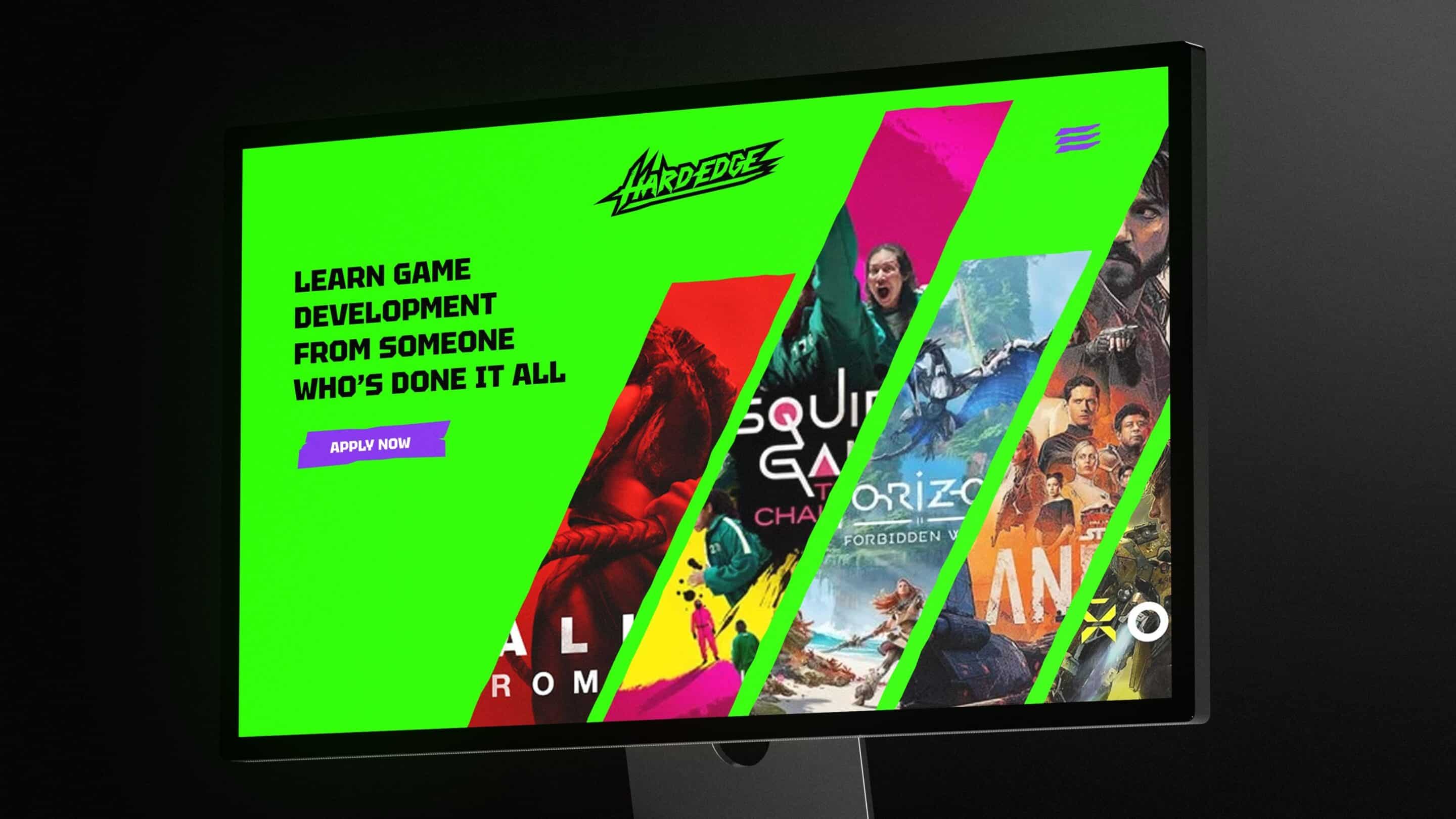Hard Edge header image of screen
